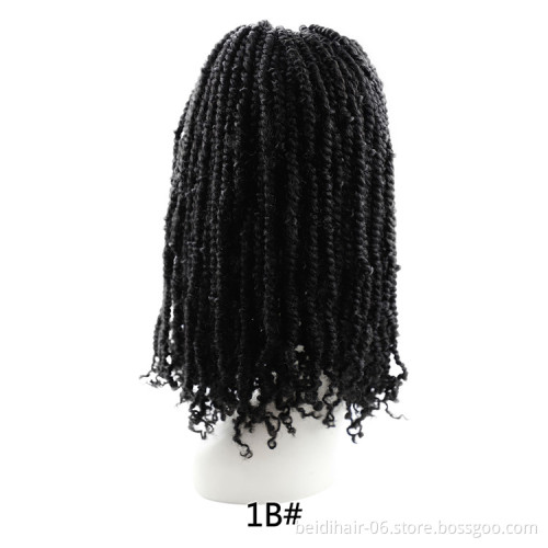 Passion Pre twisted Crochet Braids Spring Senegalese Twist Braids Fluffy Synthetic Fiber Hair Extension